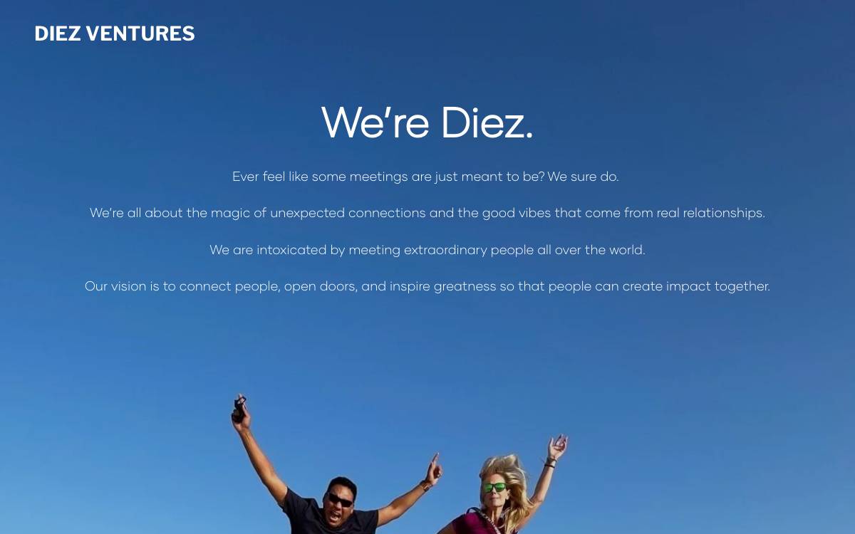 Diez Ventures, Inc website preview