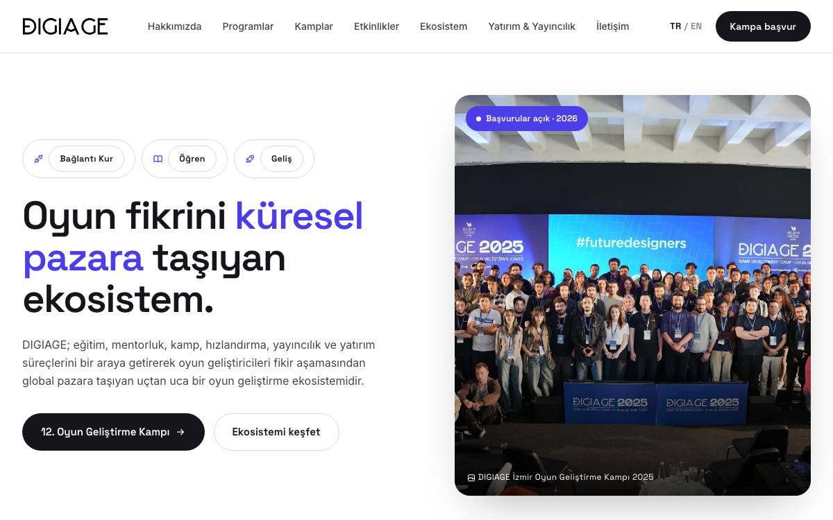 Digiage website preview
