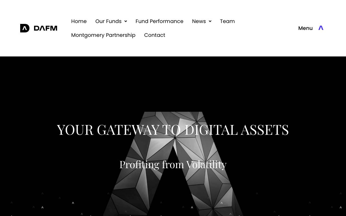 Digital Asset Funds Management website preview