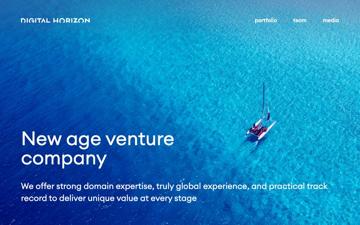 Digital Horizon VC website preview