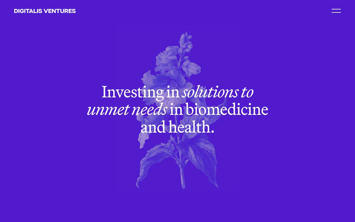 Digitalis Ventures website preview