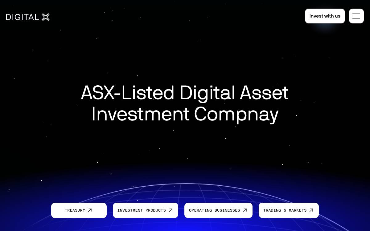 DigitalX Fund Management website preview