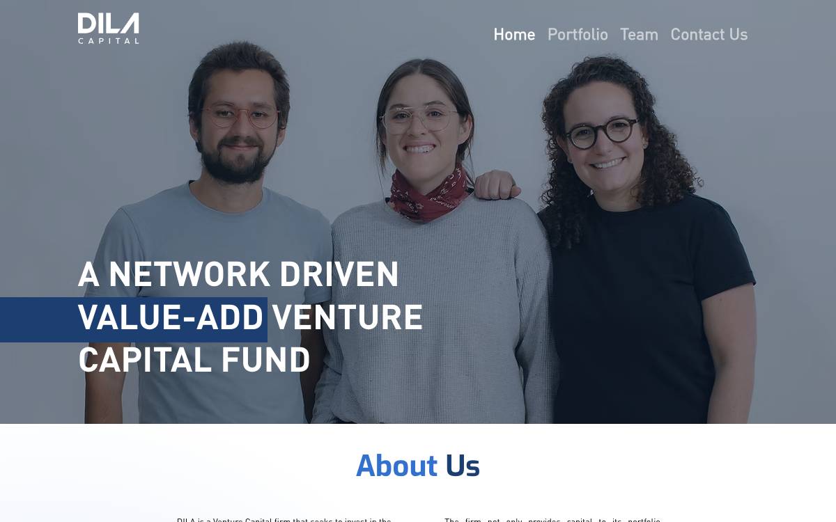 Dila Capital website preview