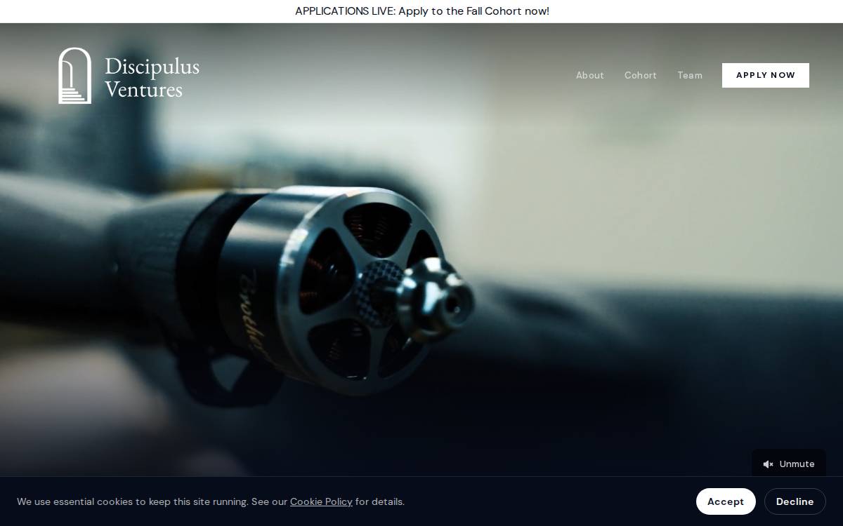 DISCIPULUS VENTURES website preview