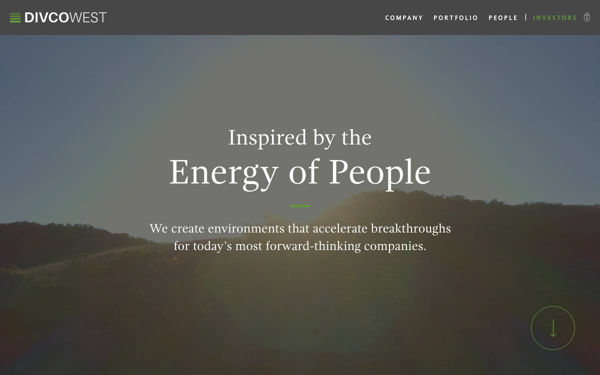 DivcoWest website preview