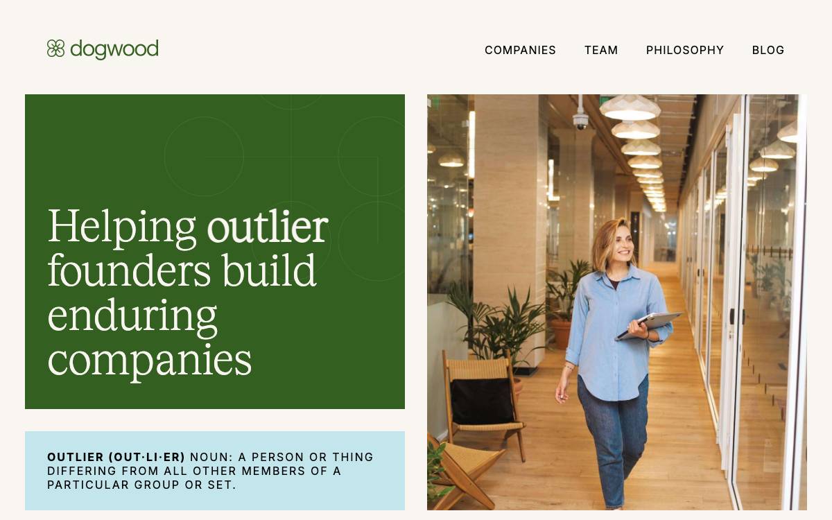 DOGWOOD VENTURES website preview