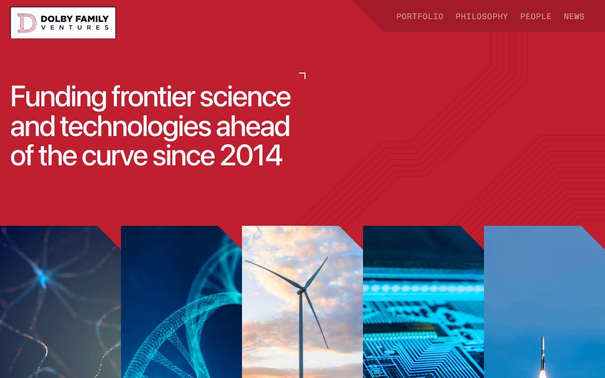 Dolby Family Ventures website preview