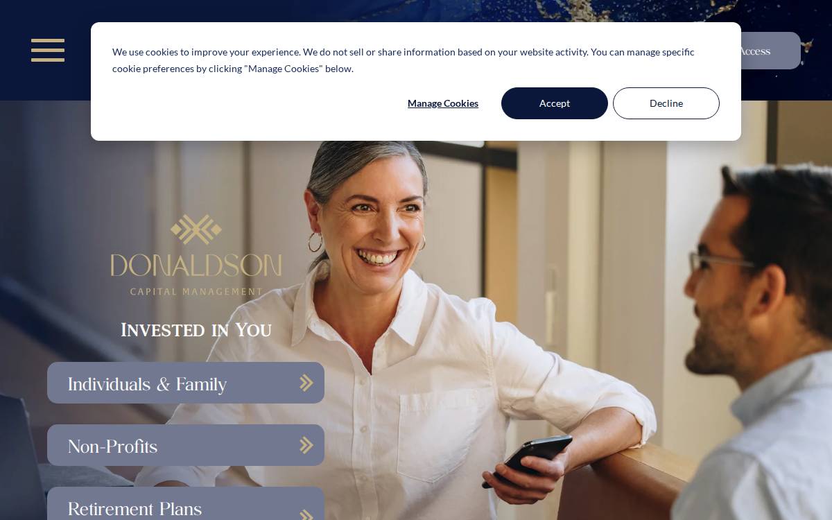 Donaldson Capital Management website preview
