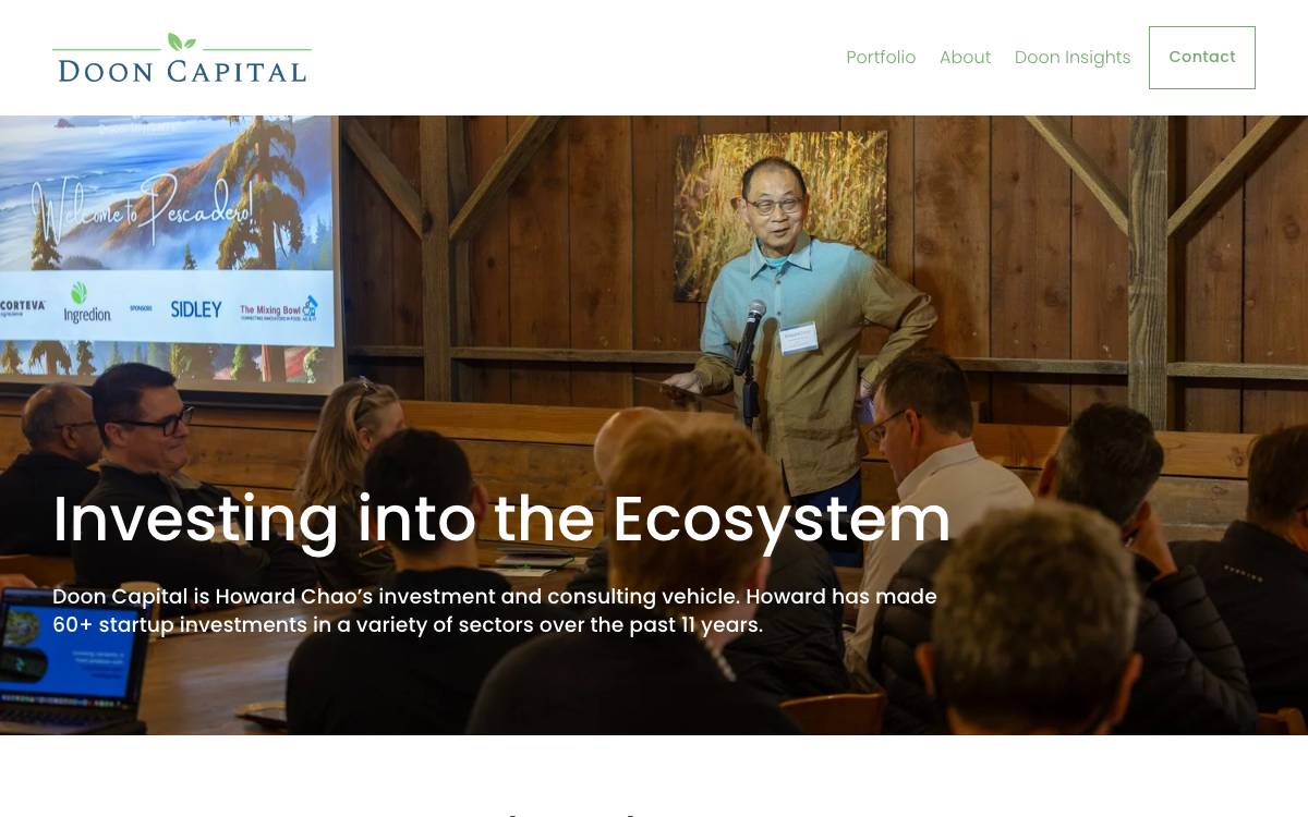 Doon Capital website preview