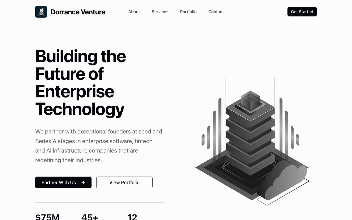 Dorrance Venture website preview
