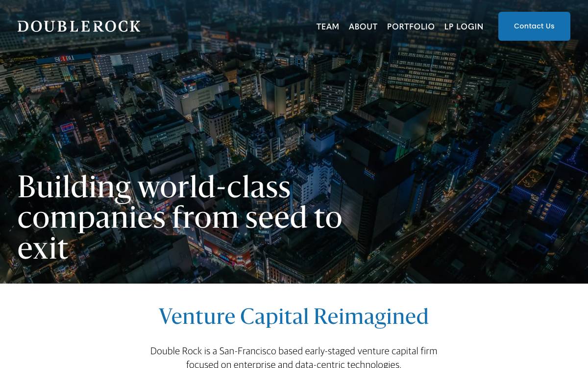 DoubleRock website preview