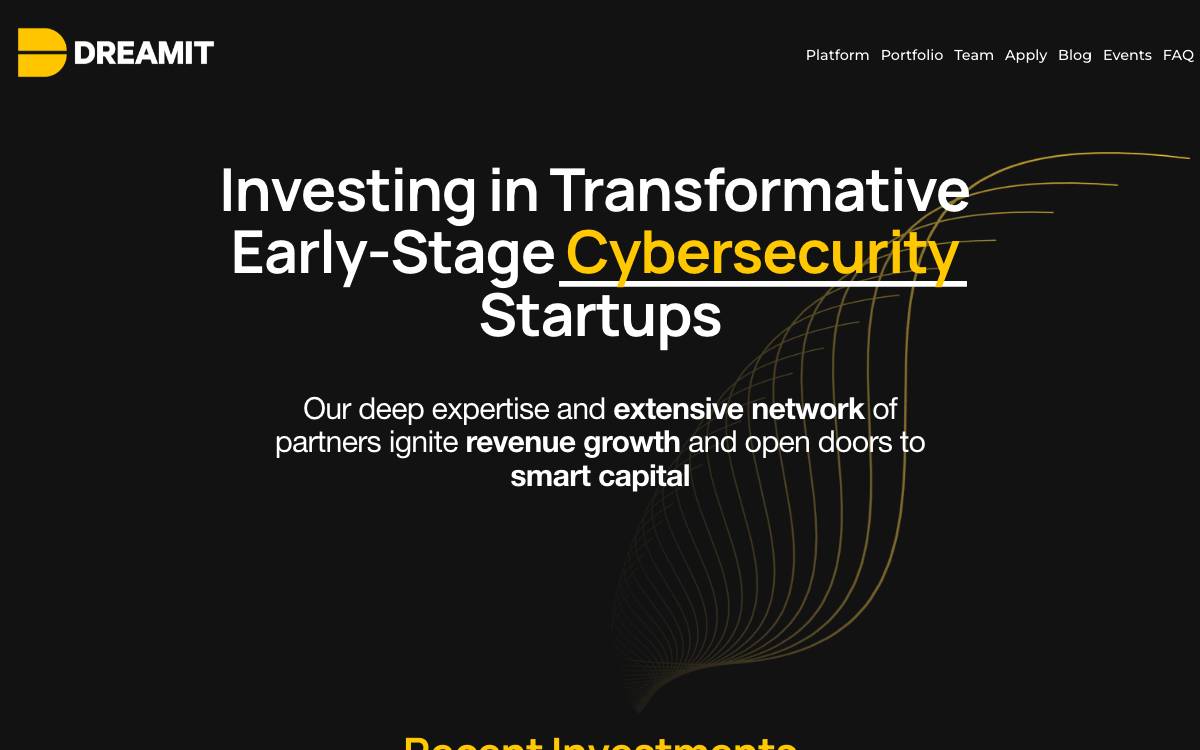 Dreamit Ventures website preview