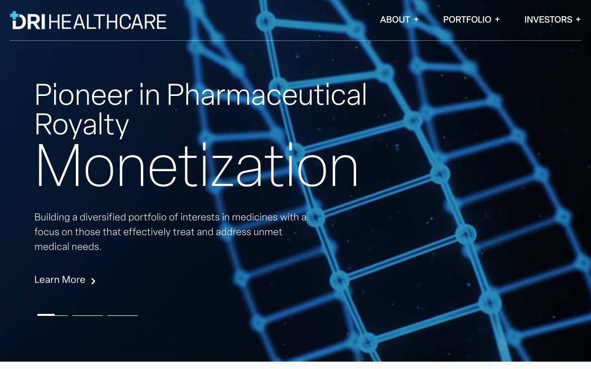 DRI Healthcare website preview