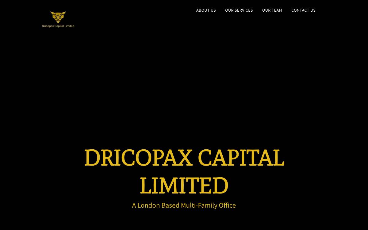 DRICOPAX CAPITAL LIMITED website preview