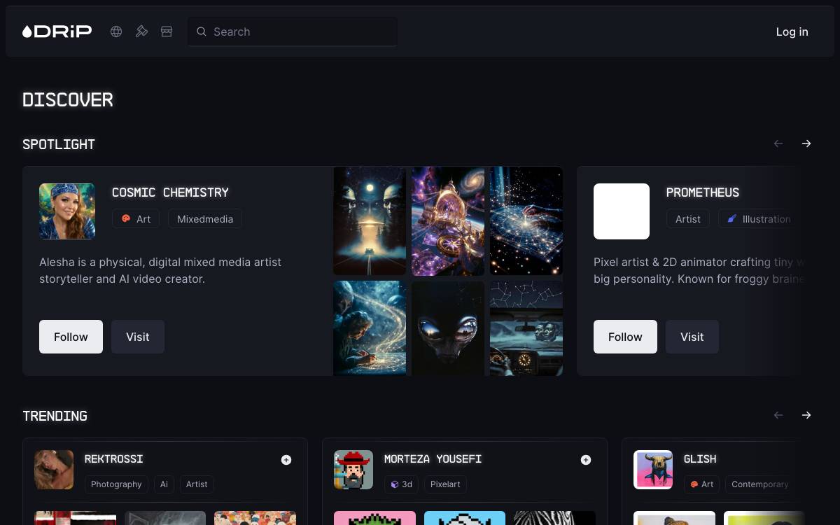 DRiP website preview