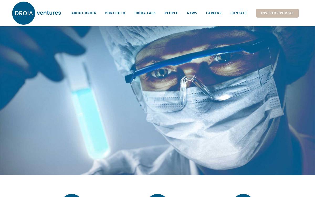Droia Ventures website preview