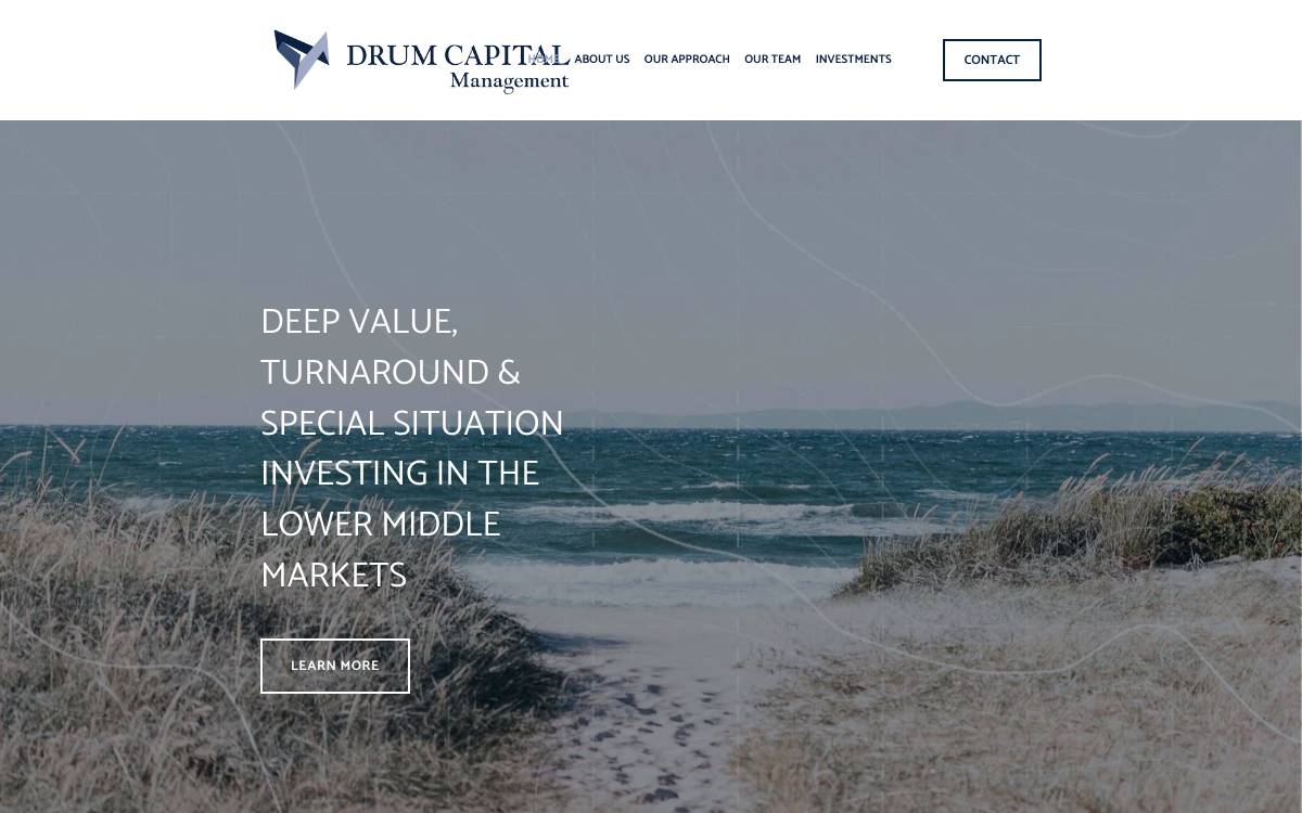 Drum website preview