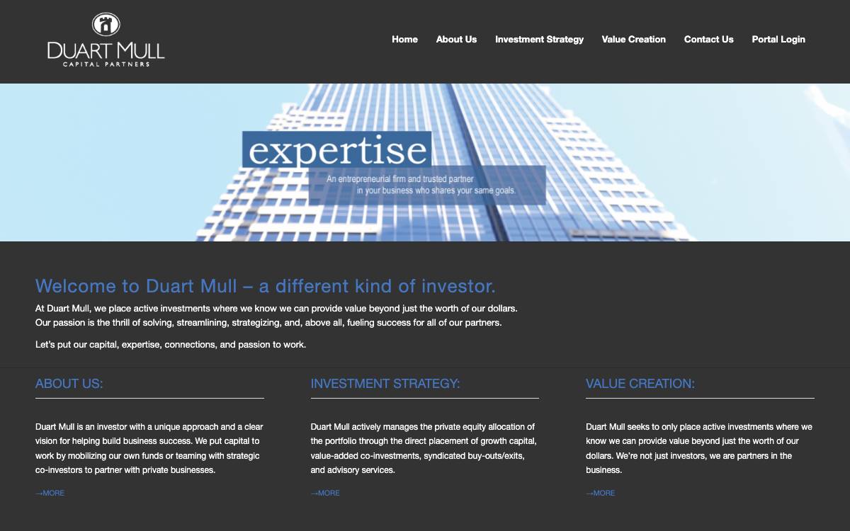 Duart Mull website preview