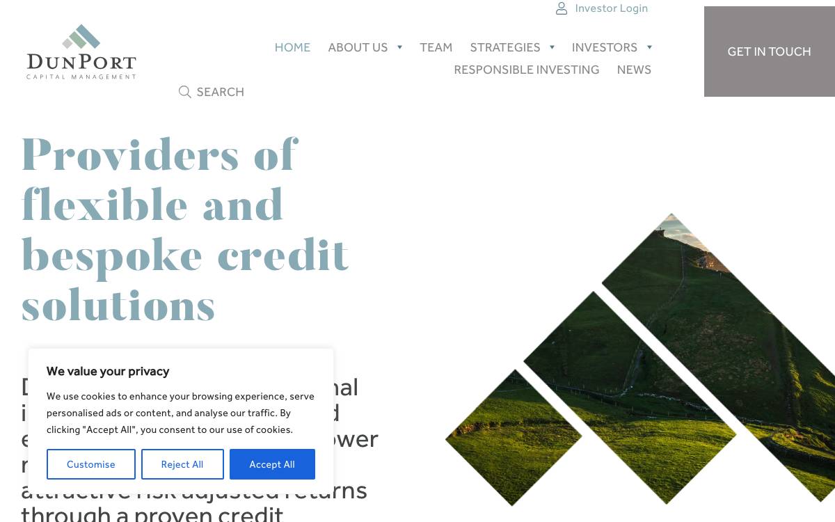 Dunport Capital website preview