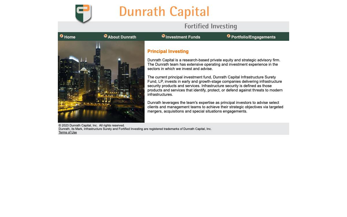Dunrath Capital website preview