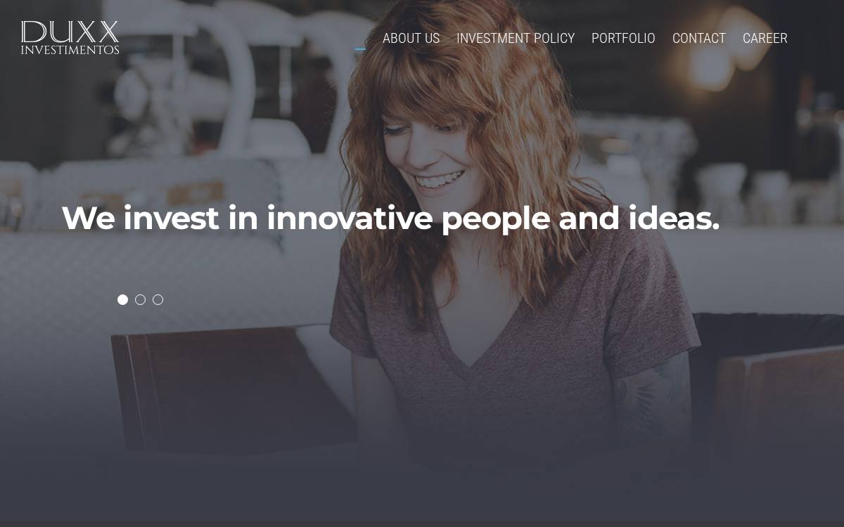 Duxx Investimentos website preview