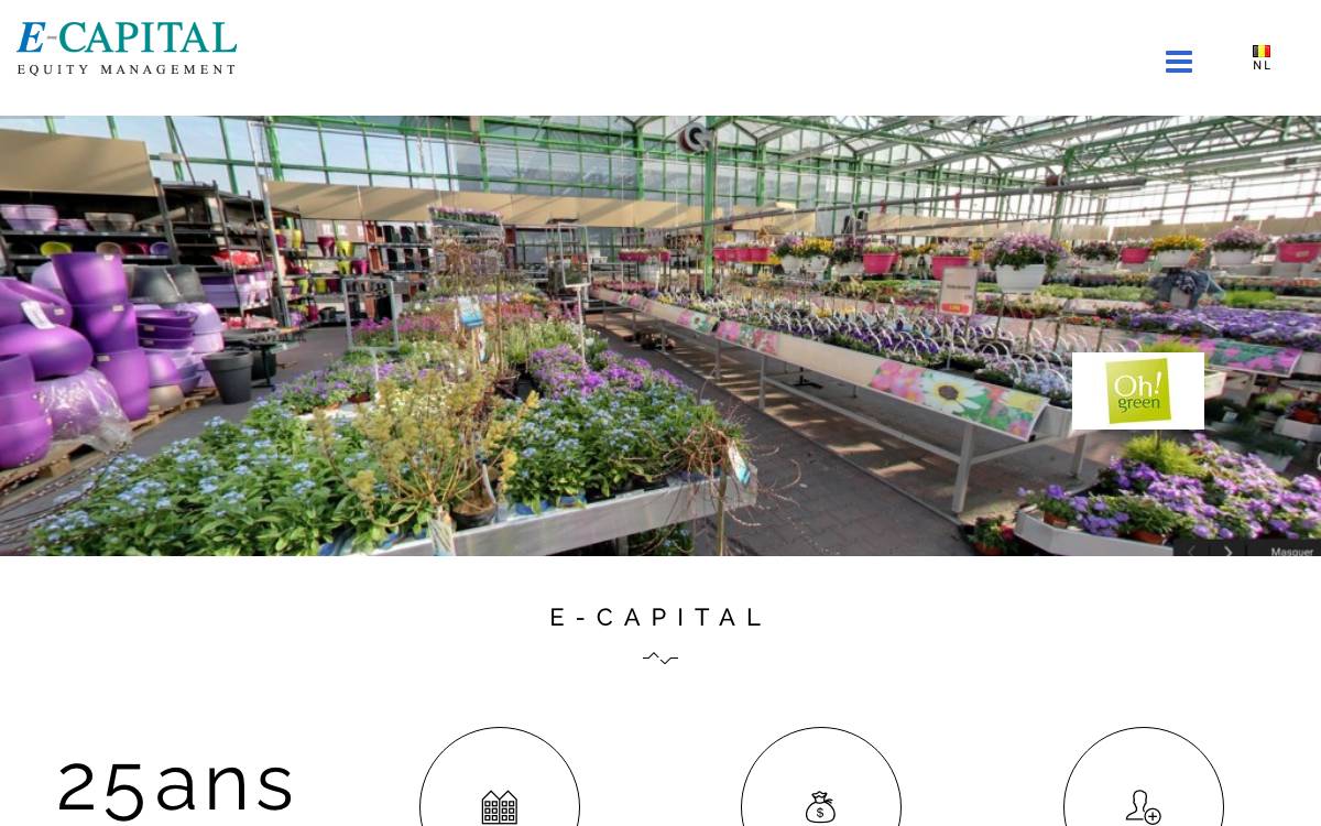 E-Capital Equity Management website preview