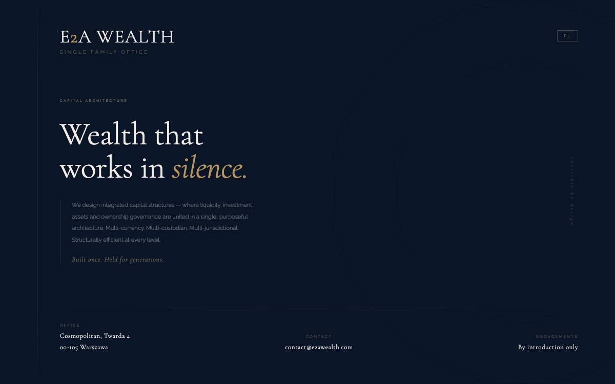 E2A Wealth website preview