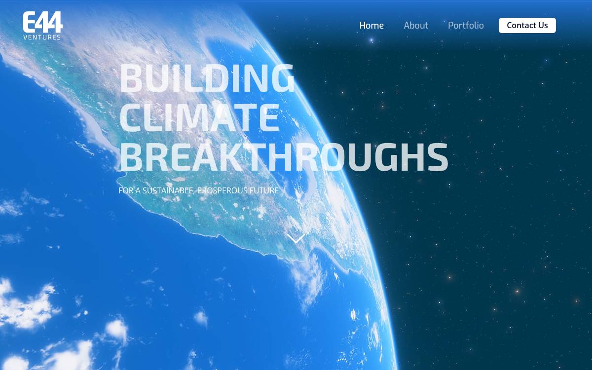 E44 Ventures website preview