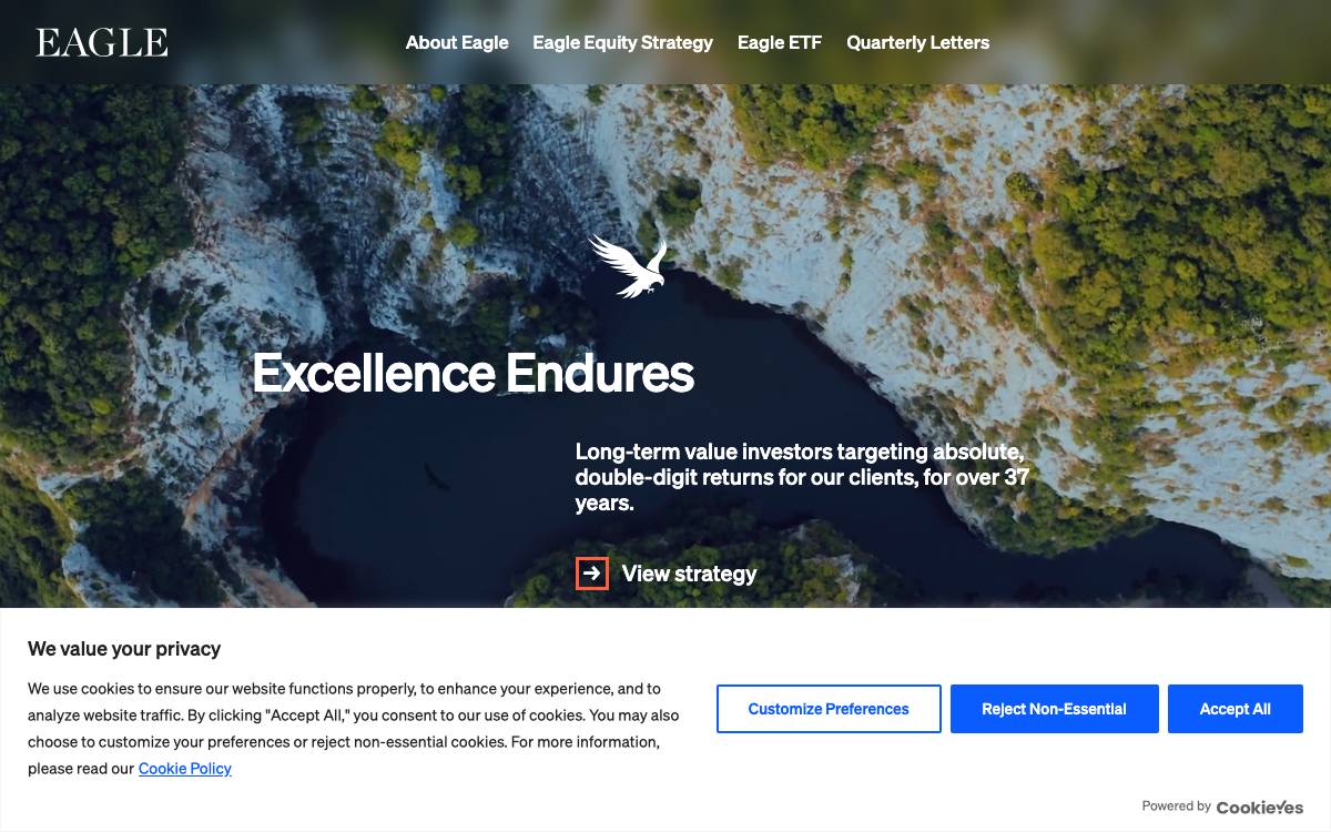 Eagle Capital Management website preview