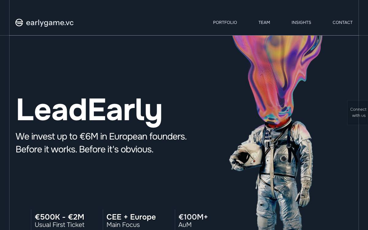 Early Game Ventures website preview