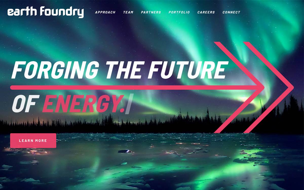 Earth Foundry website preview