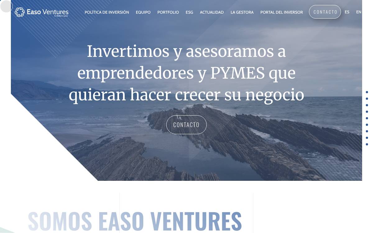 EASO Ventures website preview