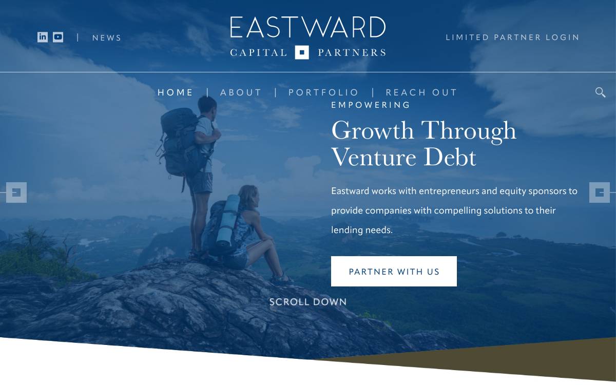 Eastward Capital Partners website preview