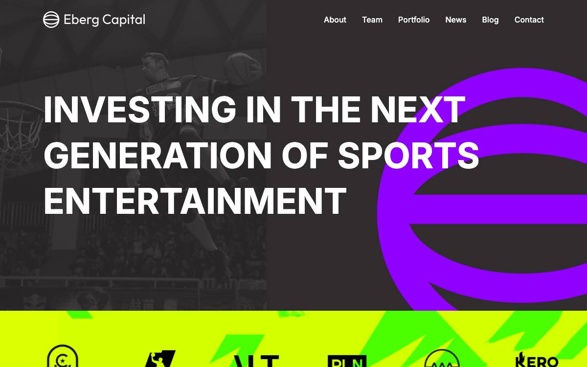 Eberg Capital website preview