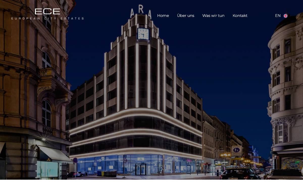 ECE / Humer Privatstiftung website preview