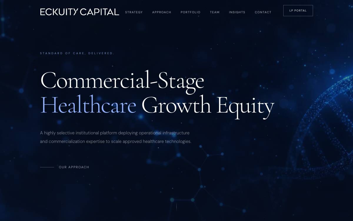 Eckuity website preview