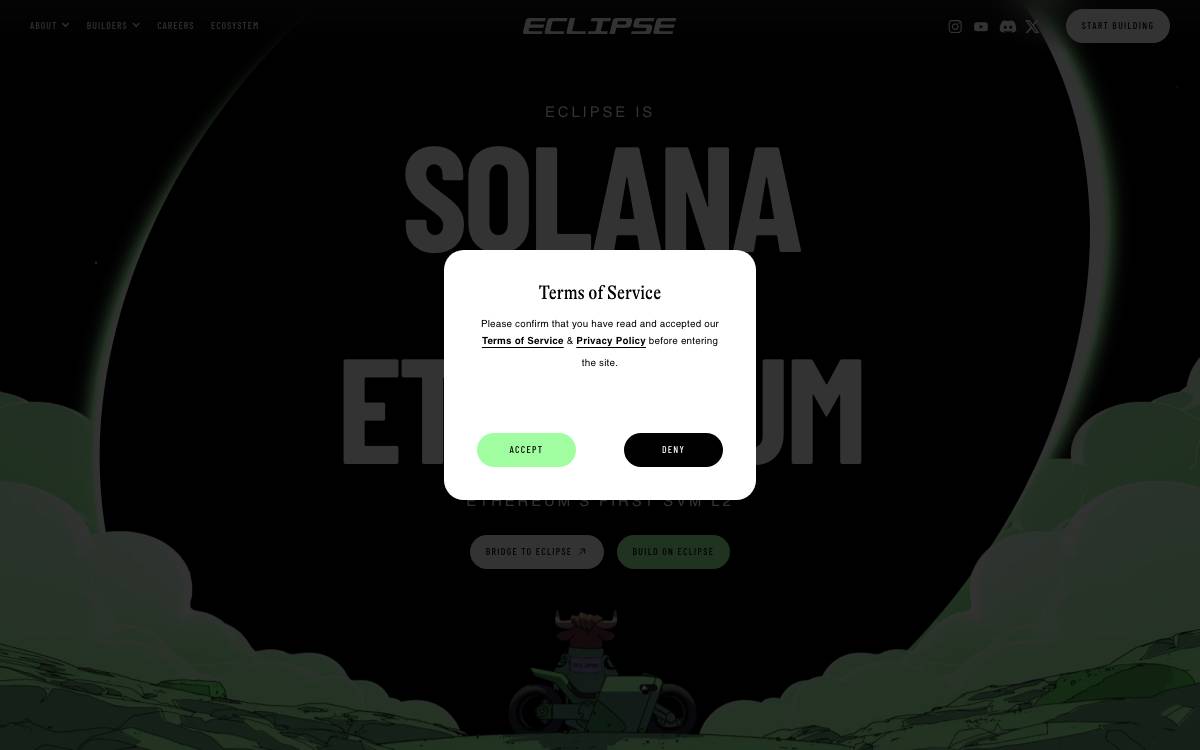 Eclipse website preview