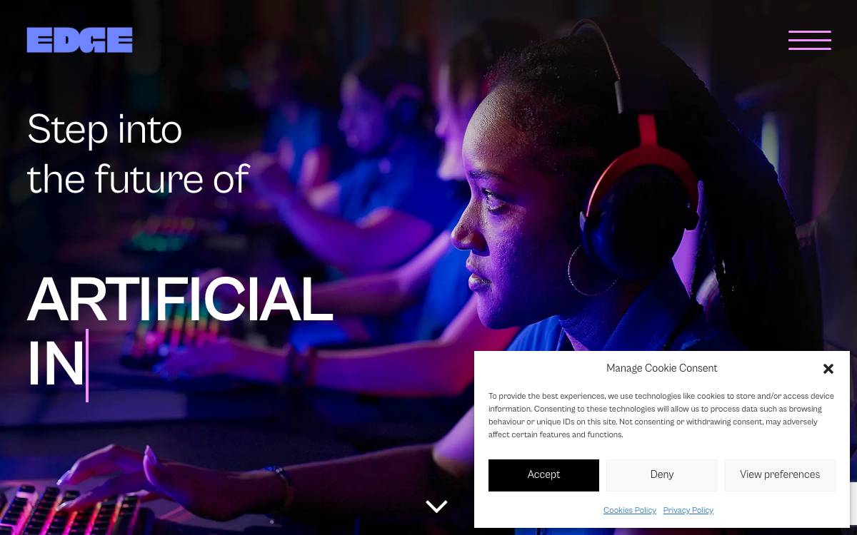 Edge VC website preview