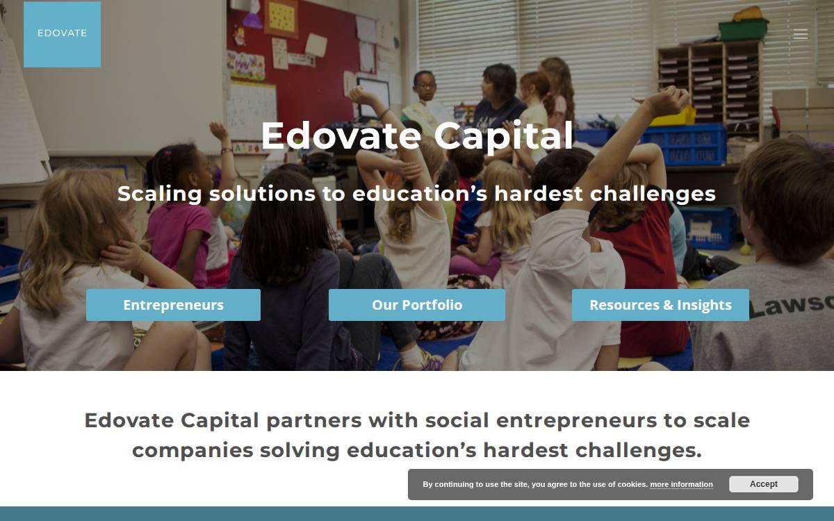 Edovate Capital website preview