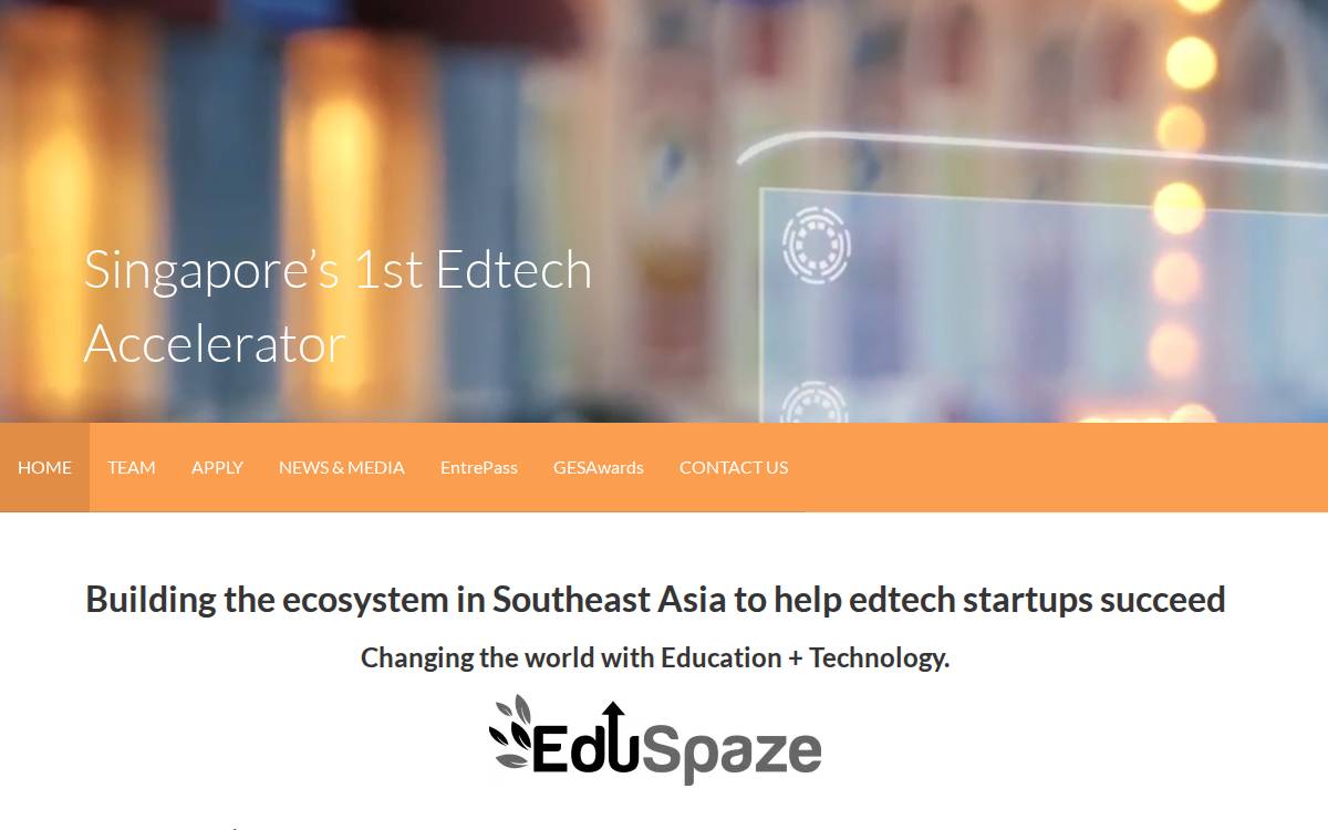 EduSpaze website preview