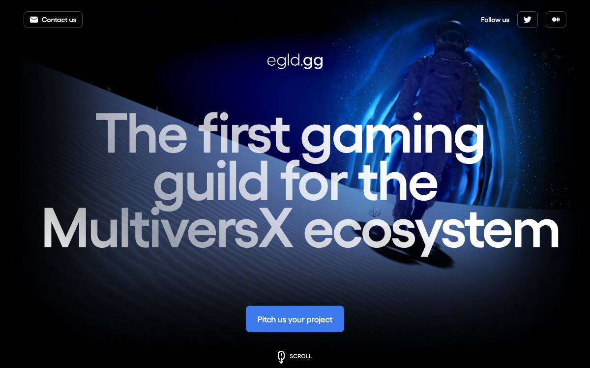 EGLD GG website preview