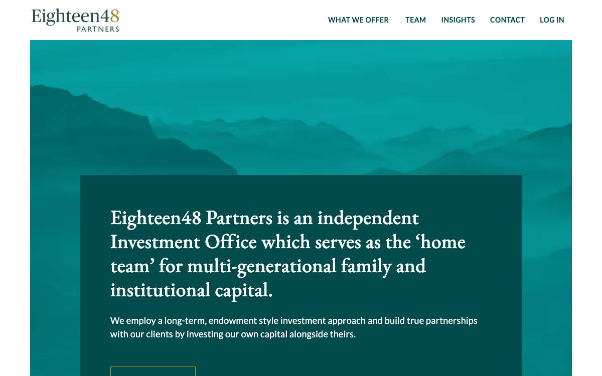Eighteen48 Partners website preview