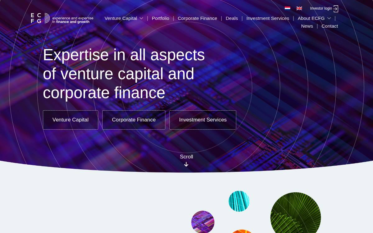 Eindhoven Venture Capital website preview