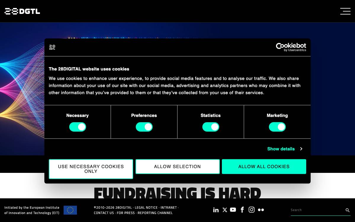 EIT Digital Accelerator website preview