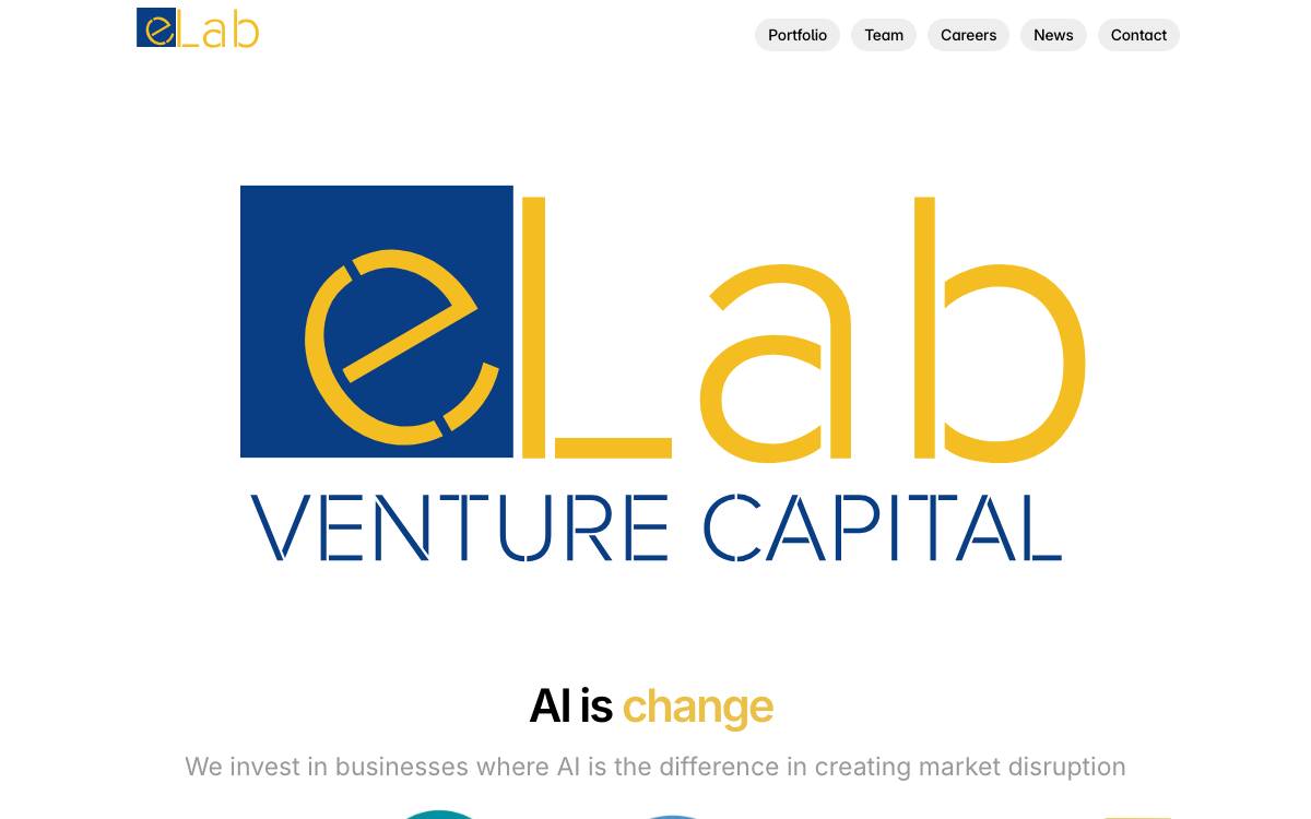 eLab Ventures website preview