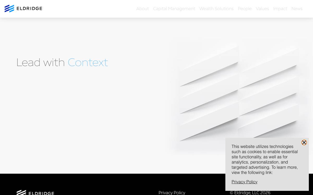 Eldridge website preview