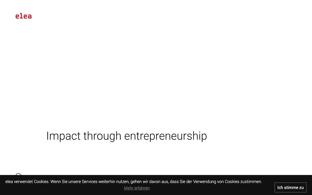 Elea Foundation for Ethics in Globalization website preview
