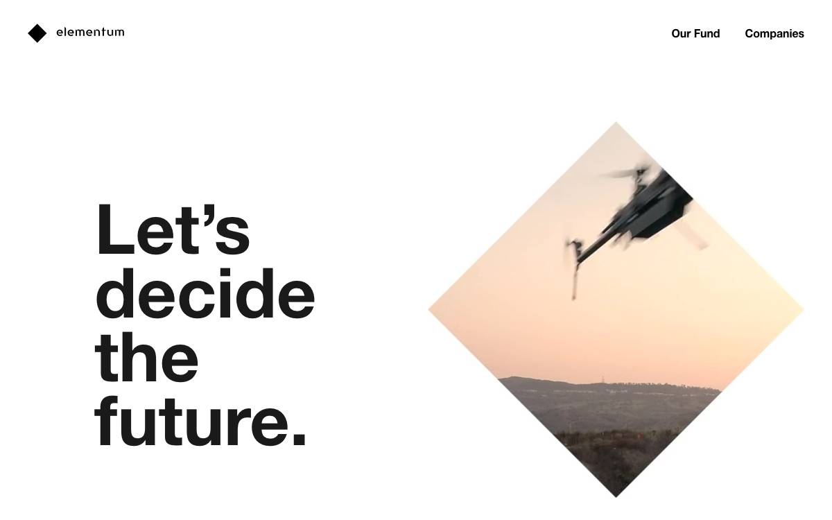 Elementum Ventures website preview