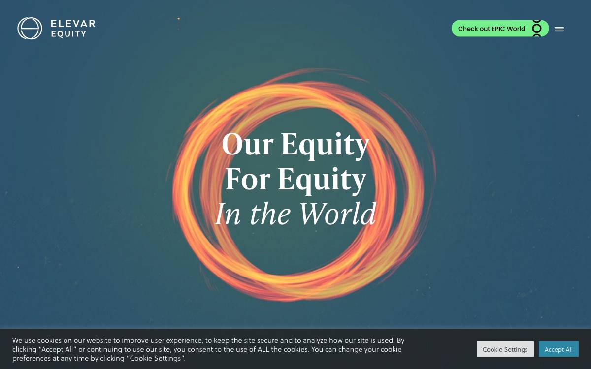Elevar Equity website preview