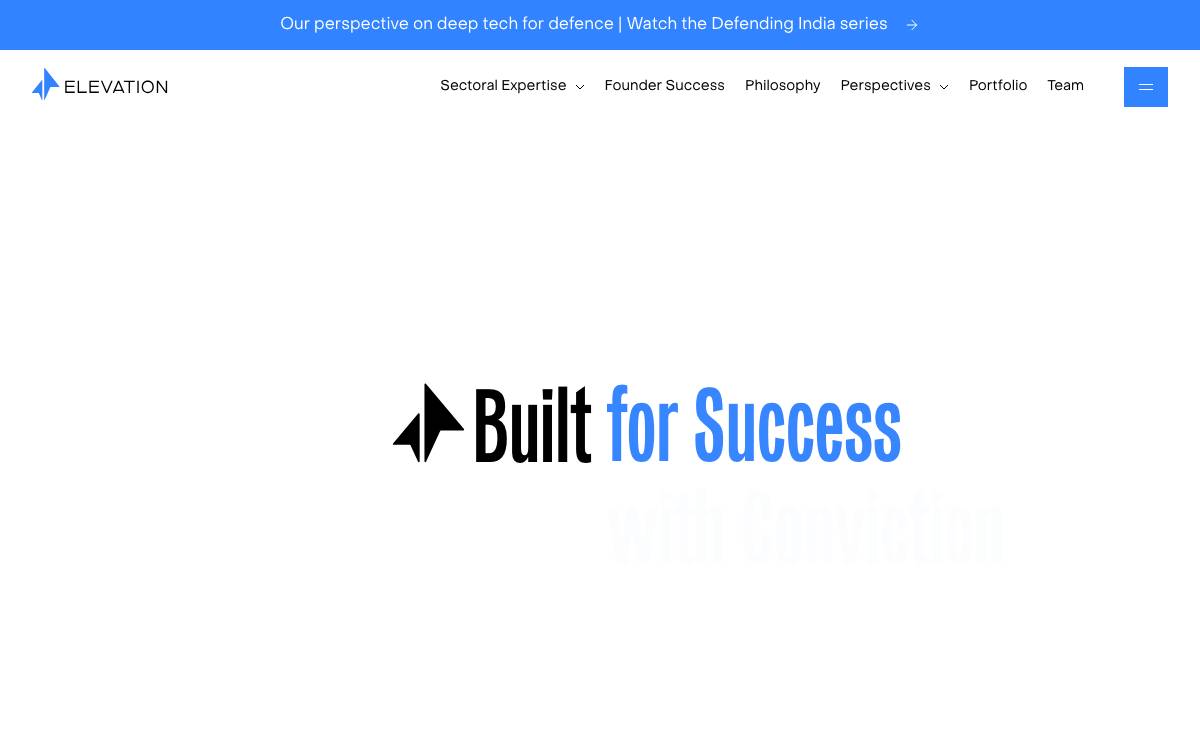 Elevation Capital website preview